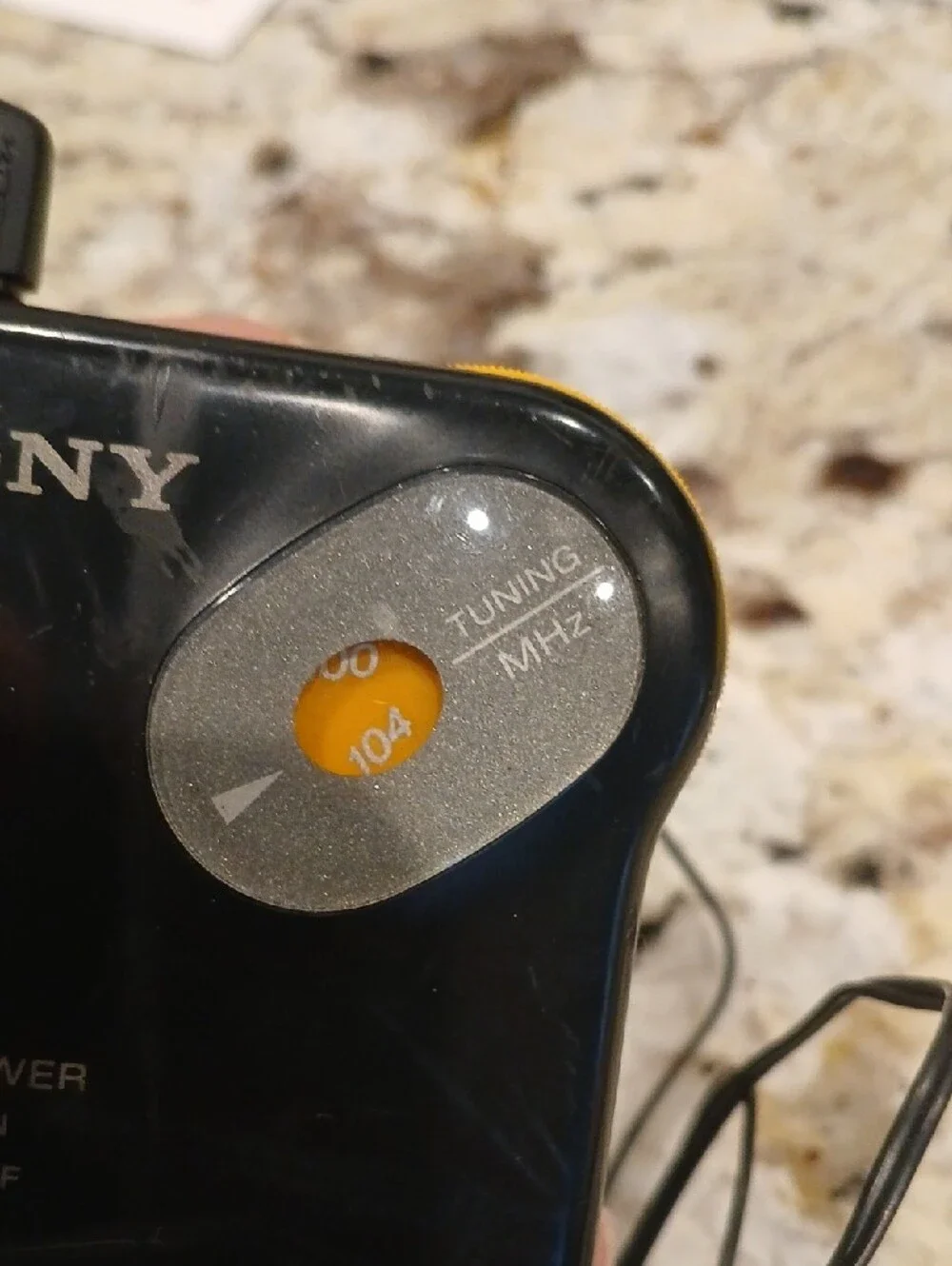 Sony Black FM Stereo Walkman with Belt Clip